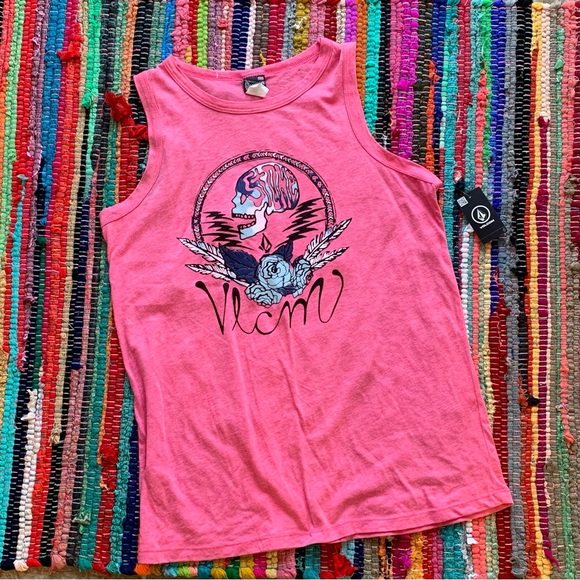 VOLCOM headstoned muscle tank. NWT - Picture 2 of 3